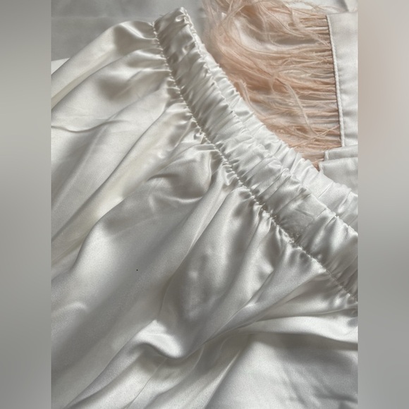 White Feather PJ’s - Bridal Pajama Set - Picture 5 of 5